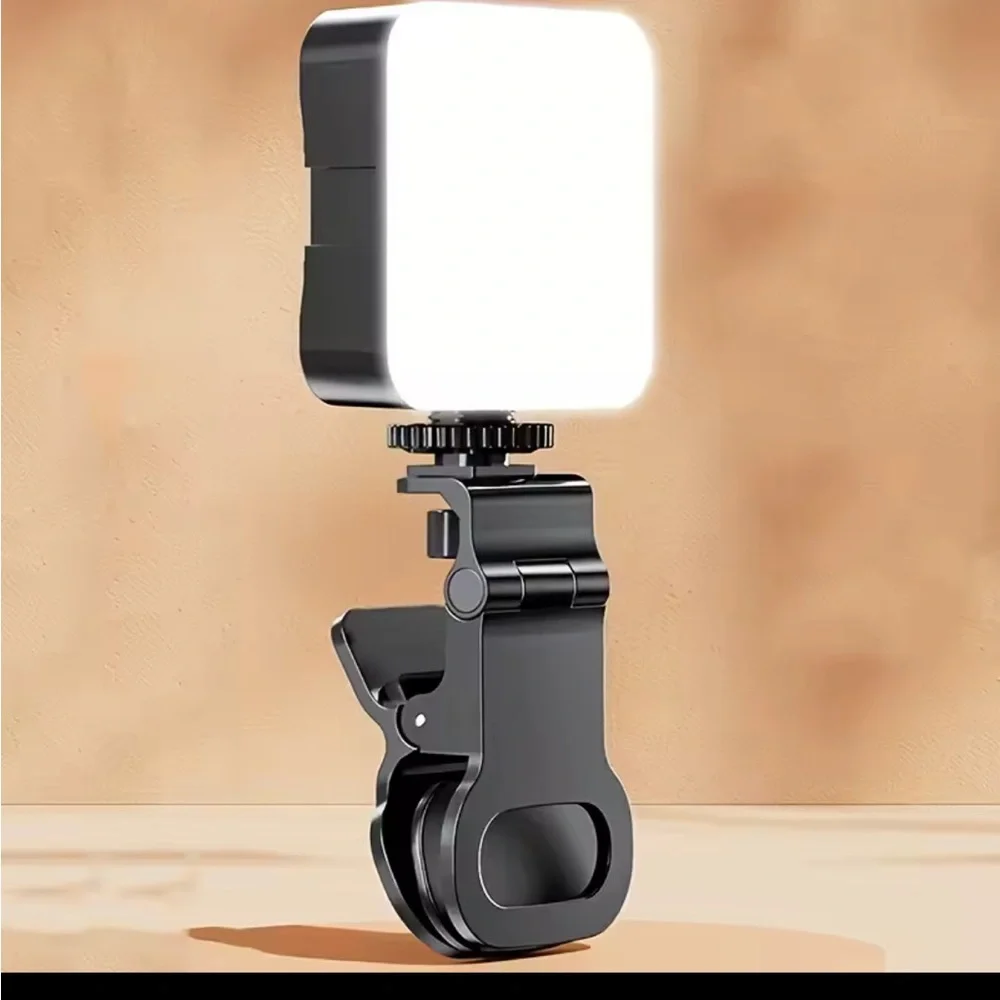 Black LED Clip-On Video Light